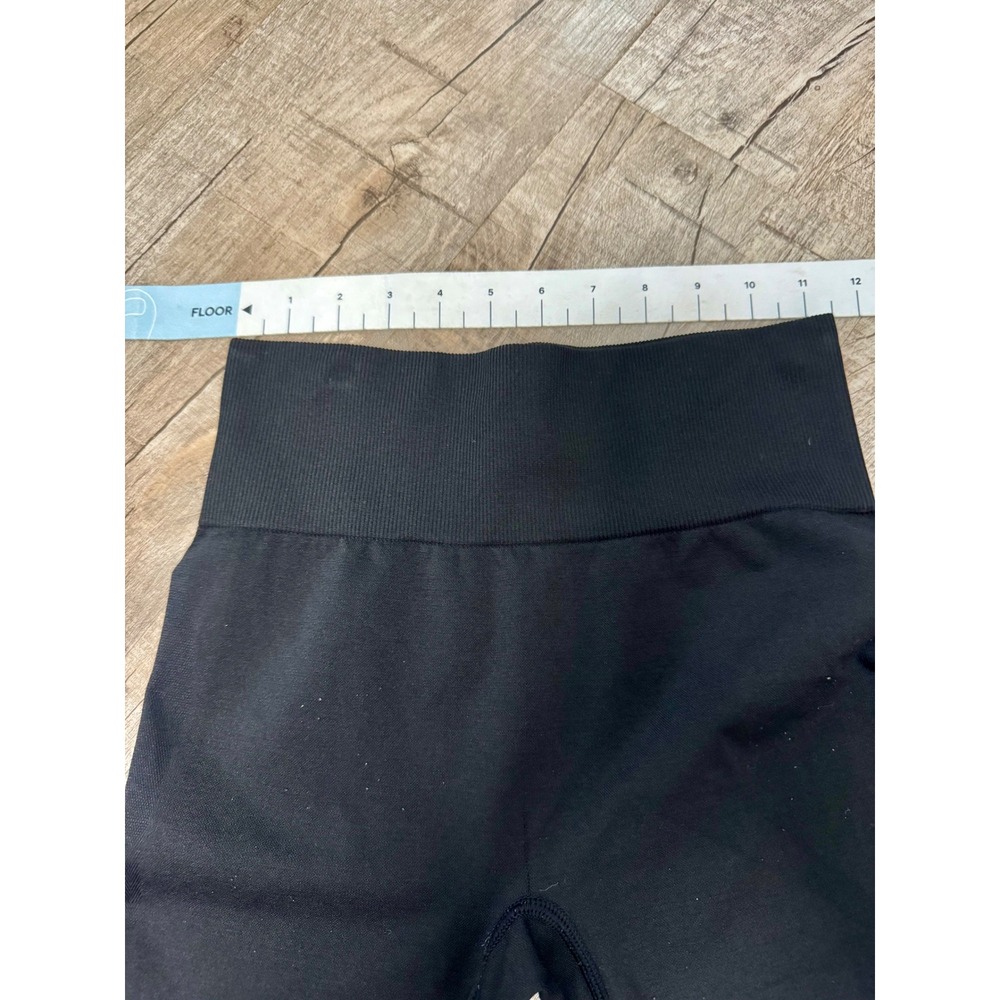 Pink Victoria's Secret Seamless High Waist Leggings Black Small Athletic Yoga - Picture 5 of 9